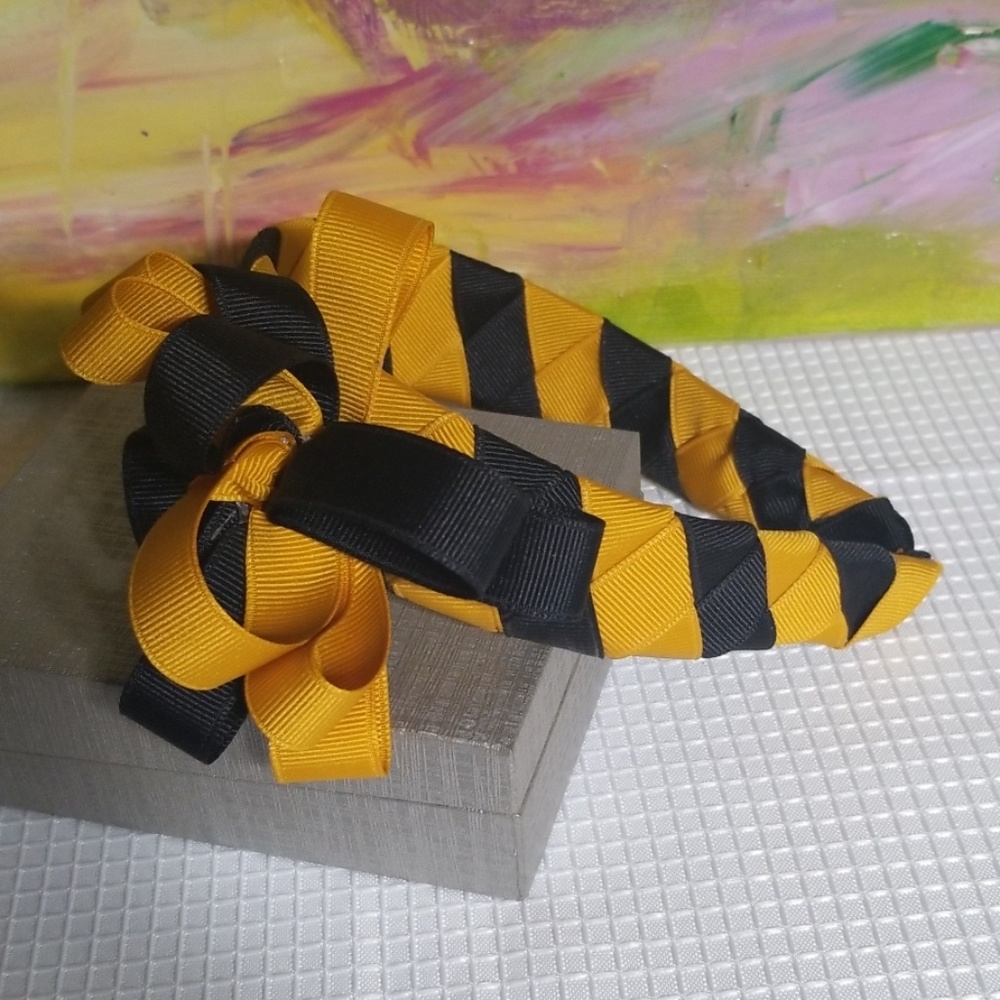 Grosgrain Ribbon Woven Headband (1inch) headband.